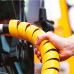 Cover for high-pressure hoses